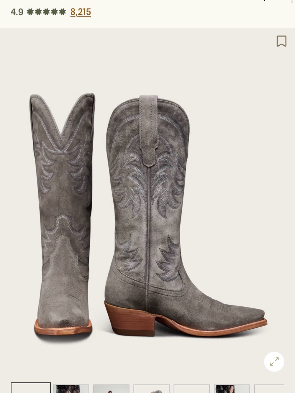 Tecovas Gray Annie Western Cowboy Boots